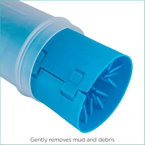 GROOMER ESSENTIALS 2-in-1 Pet Paw Cleaner - Extra Large - For Extra Large Dogs Like German Shepherds, Great Danes, St. Bernards, Boxers, and Mastiffs - Portable