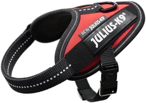 Julius-K9, 16IDC-R-B1, IDC Powerharness, Dog Harness, Size: Baby 1, Red