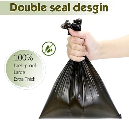 Biodegradable Dog Poop Bags Rolls 1080 Count - Strong Leak Proof - Scented