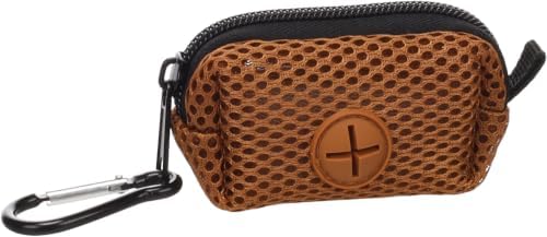 Flamingo Misha Poo Bag Dispenser - Brown | Stylish, Practical & Durable! - Includes Poop Bag
