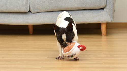 Warner Bros Friends TV Show Central Perk Coffee Cup Plush Dog Toy