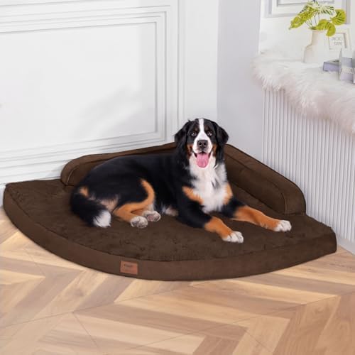 MEKIY Jumbo Orthopedic Waterproof Dog Bed with Sides for Extra Large Dogs