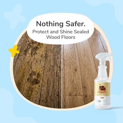kin+kind Pet Pee Odor Remover, Hardwood & Sealed Floors, Citrus, 32 oz