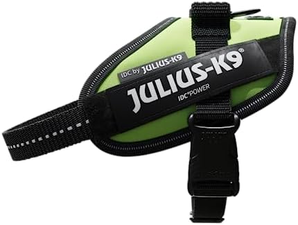 Julius-K9, 16IDC-NE-MM, IDC Powerharness, Dog Harness, Size: Mini-Mini, Neon Green