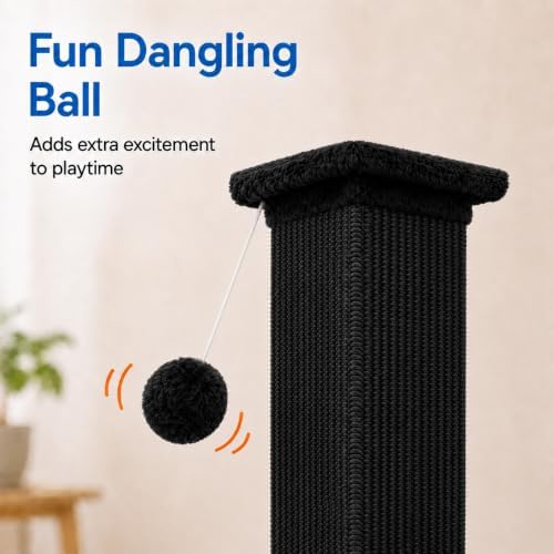 Cat Scratching Post for Indoor Cats, Sisal Cat Scratcherl, 32 Inch
