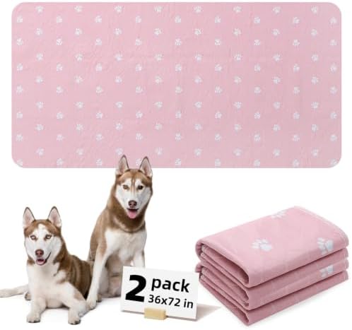 PUPTECK Washable Pee Pads for Dogs, Reusable Puppy Potty Training Mat