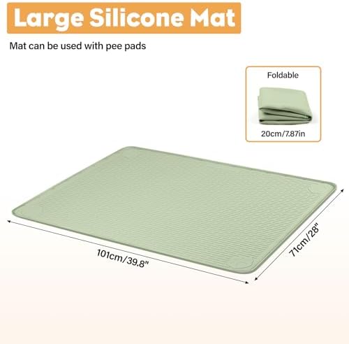40" x28" Reusable Training Pads for Dogs Silicone Dogs Mat