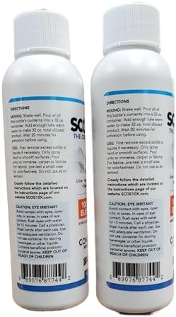 SCOE 10X Odor Eliminator Concentrate- 2 Spray Bottle Refills- Urine Odor Eliminator