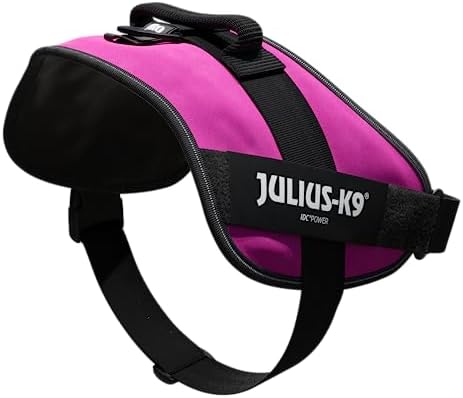 Julius-K9, 16IDC-DPN-4, IDC Powerharness, Dog Harness, Size: 4, Dark Pink