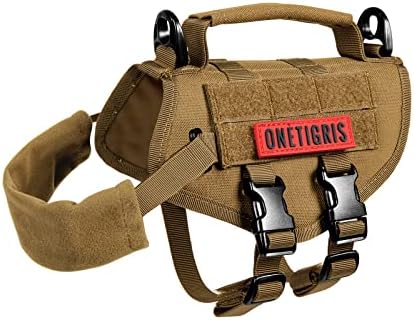 OneTigris Tactical Dog Harness XXS Puppy Vest with Vertical Handle