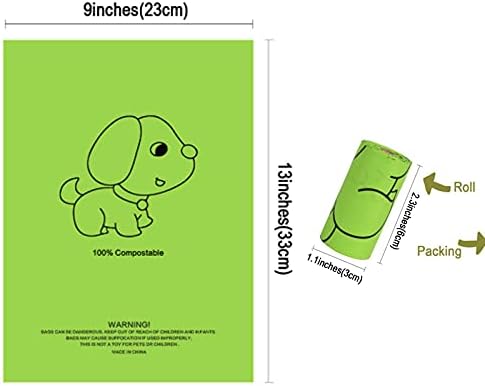 Petmolico Dog Poop Bag Holder Dispenser 2 Pack, Pink Rose