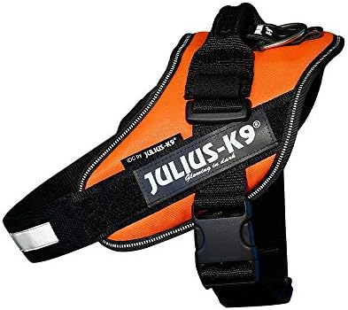 Julius-K9, 16IDC-for-3, IDC Powerharness, Dog Harness, Size: 3, UV Orange