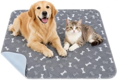 Novapaw Pee Pad with Pheromones, Puppy Mat Washable for Dog and Cat, Durable Leak-Proof & Anti-Slip Pet Training Pads, Large Size, Potty Mat for Senior Dogs, 31*35in