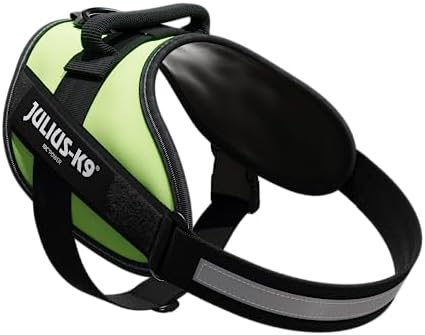 Julius-K9, 16IDC-NE-0, IDC Powerharness, Dog Harness, Size: 0, Neon Green