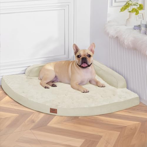 MEKIY Orthopedic Waterproof Dog Bed with Sides for Large Medium Dogs