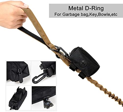 Tactical Dog Collar and Leash Set with Handle for Large Dogs