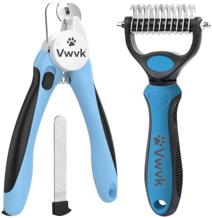 Dog Nail Clippers with Light, Professional Toenail Clippers for Thick Toenails, LED Illuminated Pet Nail Trimmer to See Bloodline, Safety Guard & Blade Lock, for Dogs & Cats