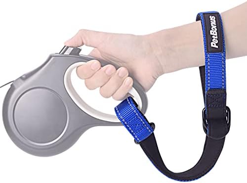 PetBonus Short Dog Leash, Safety Wrist Strap for Dog Retractable Leash