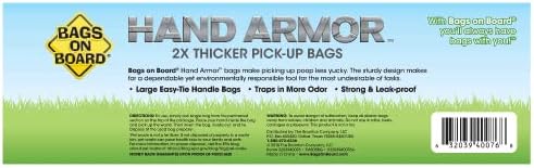 Bags on Board Dog Poop Bags with Easy Tie Handles, Drawer Pack, 200 Count