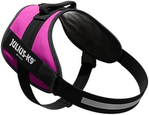 Julius-K9, 16IDC-DPN-4, IDC Powerharness, Dog Harness, Size: 4, Dark Pink