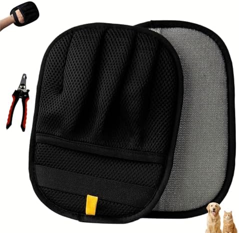 Electrostatic Pet Hair Removal Glove Magic Brush for Dogs & Cats