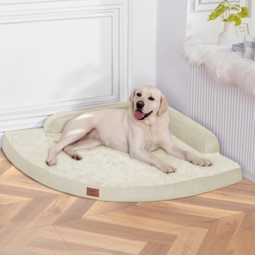 MEKIY Orthopedic Waterproof Dog Bed with Sides for Extra Large Sizes Dogs