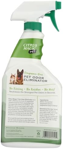 Citrus Magic Pet Odor Eliminator, 22-Fluid Ounce