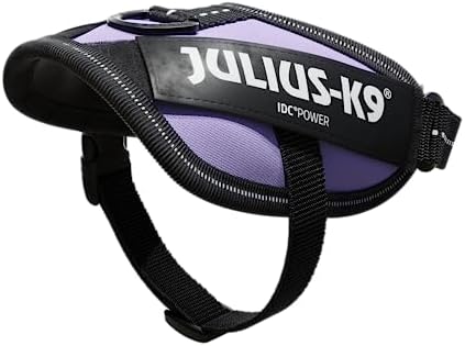 Julius-K9, 16IDC-PR-B2, IDC Powerharness, Dog Harness, Size: Baby 2, Purple