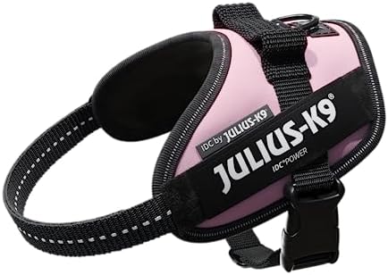 Julius-K9, 16IDC-PN-MM, IDC Powerharness, Dog Harness, Size: Mini-Mini, Pink