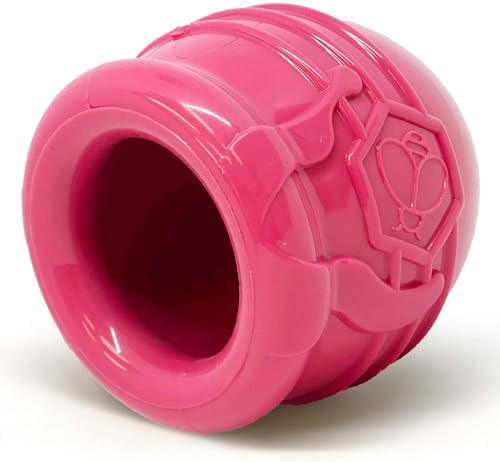 SodaPup Honey Pot – Durable Dog Treat Dispenser & Enrichment Toy Made in USA from Non-Toxic, Pet Safe, Food Safe Natural Rubber Material for Mental Stimulation, Problem Chewing, Calming Nerves, & More