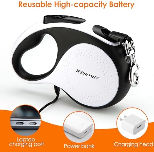 16Ft Retractable Dog Leash for Medium Large Dogs up to 110lbs