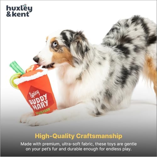 Huxley & Kent Power Plush Squeaky Dog Toy, Buddy Mary, Small