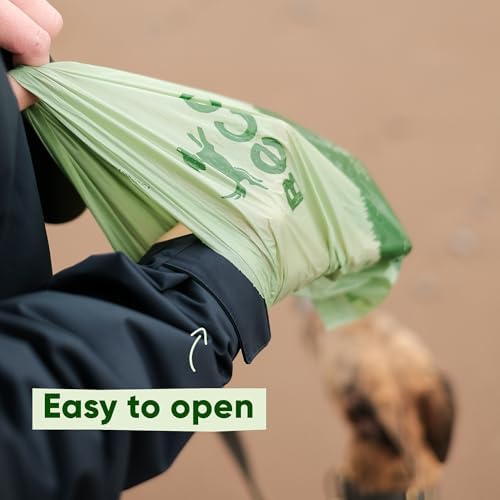 Beco Pets Beco Bags - 120 Large Unscented Poop Bags for Dogs - Eco-Conscious and, 2.6 x 2.8 x 5.9 inches