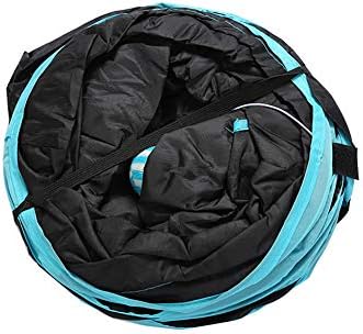 Cat Tunnels Crinkle Play Toys Collapsible Tube with Ball Maze Cat House Pet Interactive for Cat Puppy Kitten Rabbit 3-Way Tunnel