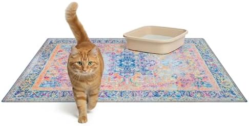Lovewag Cat Litter Mat, Litter Box Mat, Marmalade Sunshine, 36x48, 2 Pack