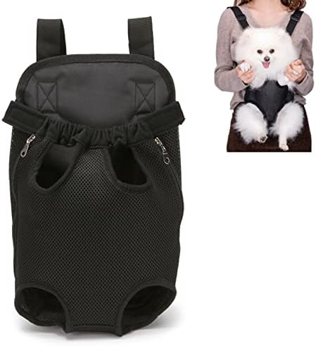 HEEPDD Pet Carrier Backpack, Legs Out Front Cat Dog Carrier, Lightweight Soft Mesh Breathable Bag for Walking Hiking, Small