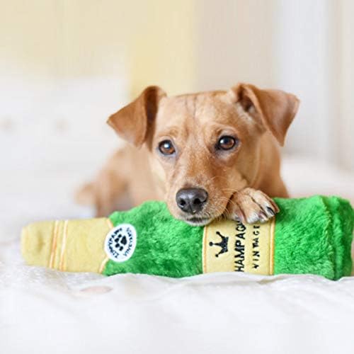 ZippyPaws Happy Hour Crusherz for Small, Medium, & Large Dogs - Champagne