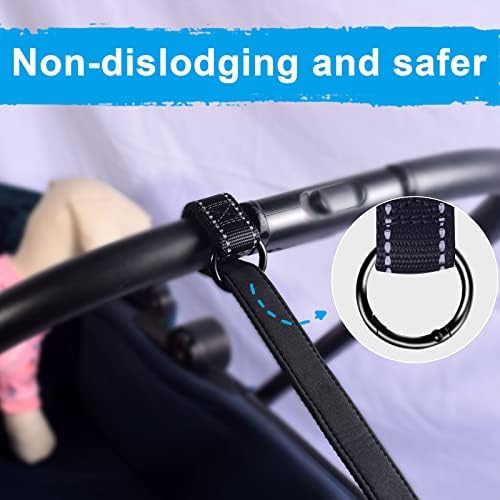 PetBonus 2-Pack Short Dog Leash, Safety Wrist Strap for Retractable Leash
