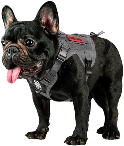 OneTigris Tactical Dog Harness Vest No-Pull Service Dog Vest for Small Dogs