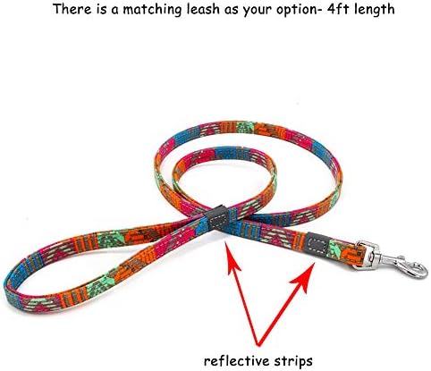 Customized Nylon Dog Collar, Personalized Dog Collar Engraved with Name and Phone Number,Adjustable ID Dog Collar with Quick-Release Buckle-(Strips-Pink,L)