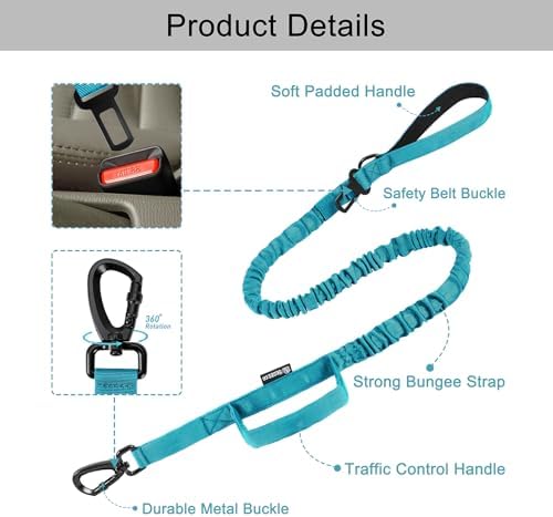 Tactical Dog Collar and Leash Set with Handle for Medium Dogs