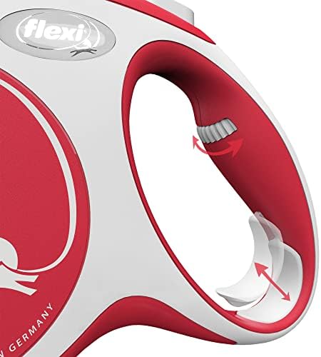 Flexi New Comfort 2020 Tape M (less than 25kg) 5m Red [Dog Lead]