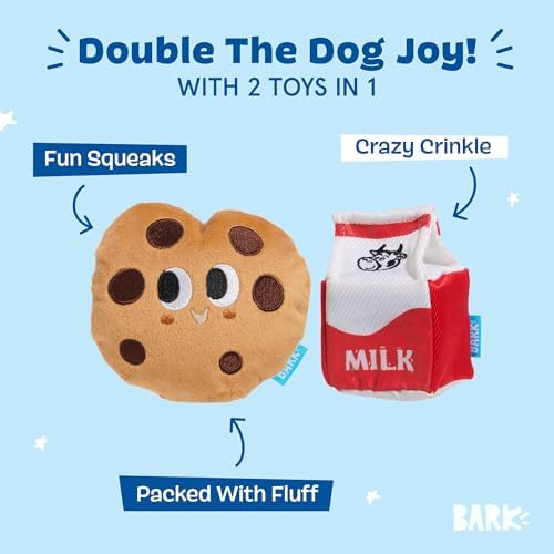 BarkBox Afterschool Snack Pack Interactive Plush Dog Toy Bundle