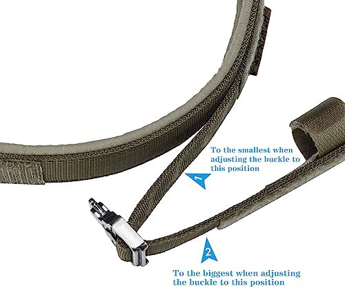 EXCELLENT ELITE SPANKER Tactical Nylon Dog Collar Military Metal Buckle