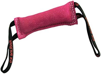 REDLINE K-9 Dog Bite Tug Toy 3" X 16" 2 Handle Bite Suit French Linen (Pink)