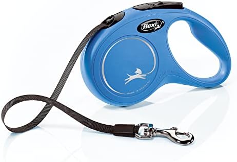 FLEXI® Classic Tape Retractable Dog Leash, Small, 16 ft - Blue