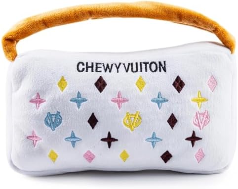 Haute Diggity Dog Chewy Vuiton Handbag Plush Dog Toy, Designer Parody Toy