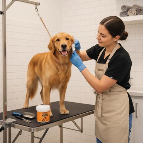 Kirby's Choice Pet Ear Wipes for Dogs & Cats – Ear Cleaning Finger Wipes to Remove Wax, Dirt & Odor, Gentle & Non-Irritating Pet Ear Cleaner, 50 Count
