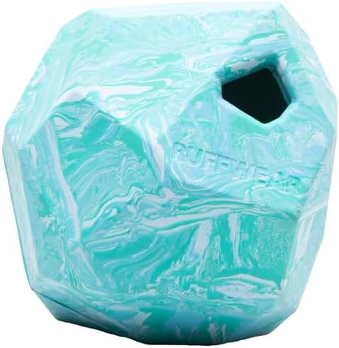 Ruffwear, Gnawt-a-Rock, Interactive Dog Toy, Glacial Blue