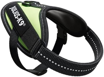 Julius-K9, 16IDC-NE-B1, IDC Powerharness, Dog Harness, Size: Baby 1, Neon Green